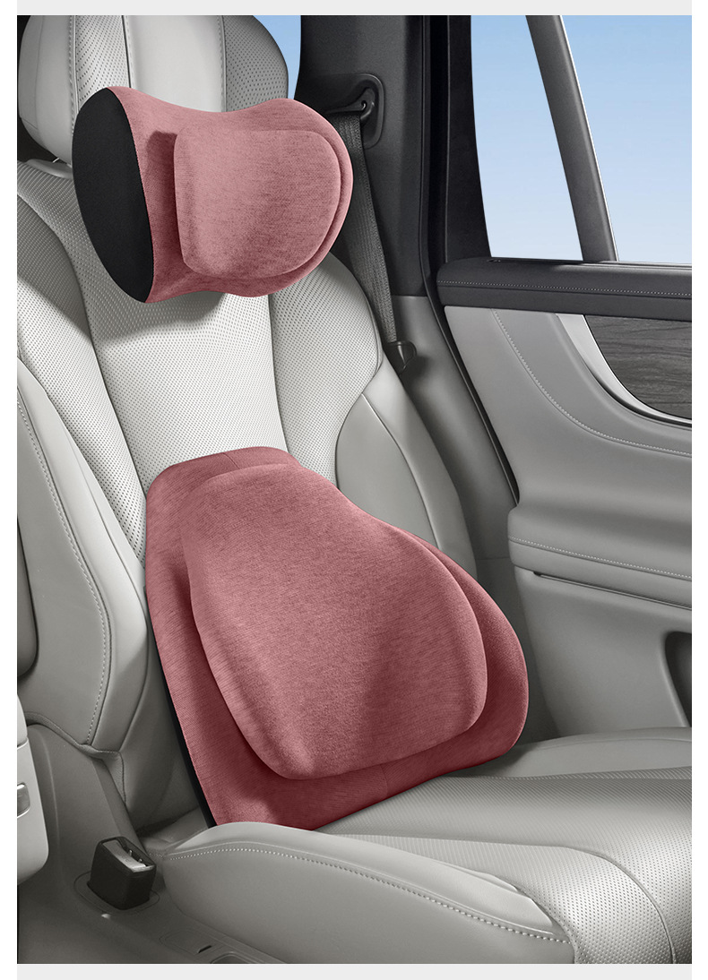Special car headrest lumbar support factory wholesale car memory foam cushion lumbar cushion backrest lumbar pillow car neck pillow