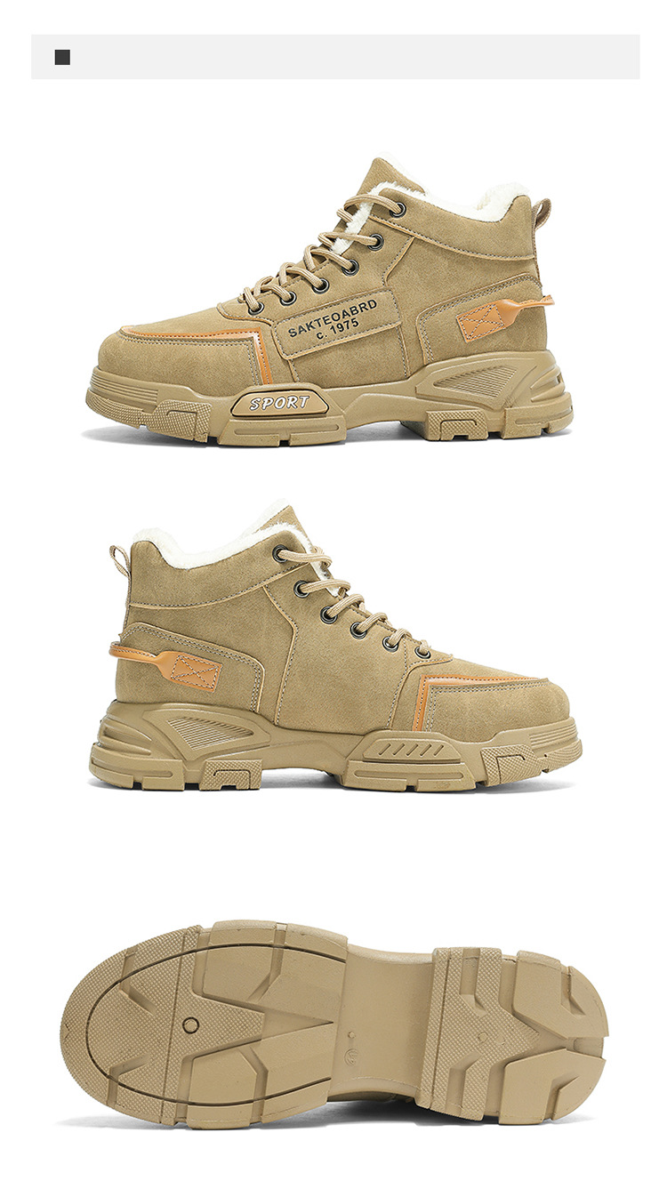 Stivali da uomo in cotone Martin, foderati in pile, caldi e di grandi dimensioni_voghion.com