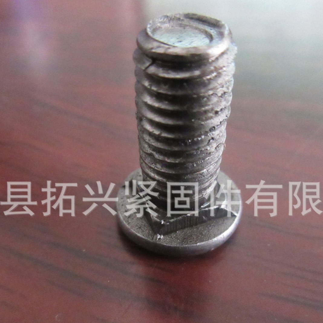 厂家直销  小半圆头低方颈螺栓 桥架螺栓桥架丝吊框货架丝GB801