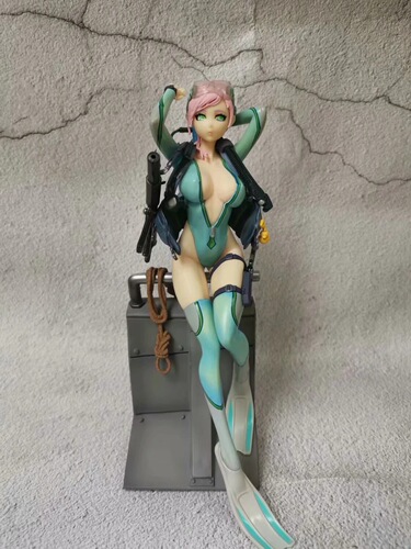 Beauty Girl After-School Battlefield 3 Episode Frog Girl Aigir Swimming Suit Action Figure Display