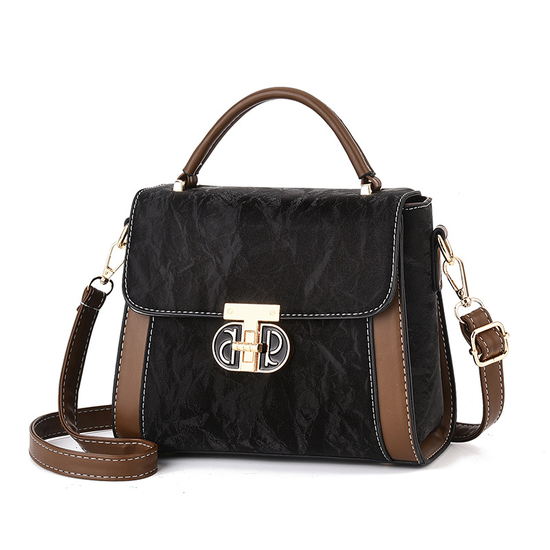 Nuevo Bolso Cuadrado Pequeño Estilo Chino 2025, Bolso de Hombro Versátil de Moda con Bloques de Color, Bolso Cruzado para Mujer, Venta al por Mayor