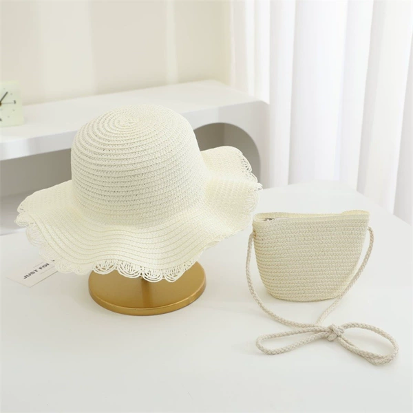 White hat, 50-52cm, 11×14×6cm