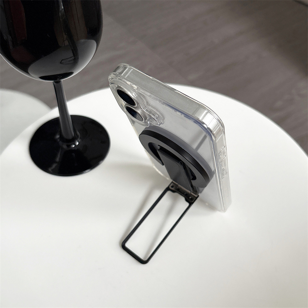 Fuente de fábrica raqueta succión magnética soporte de teléfono magsafe plegable escritorio ajustable con soporte de mano perezoso