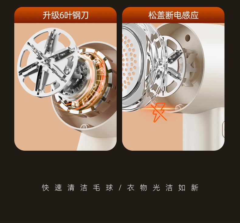 2026 Cross-border New Style Fabric Pilling Remover Digital Display Lint Shaver Household USB Rechargeable Bobble Remover