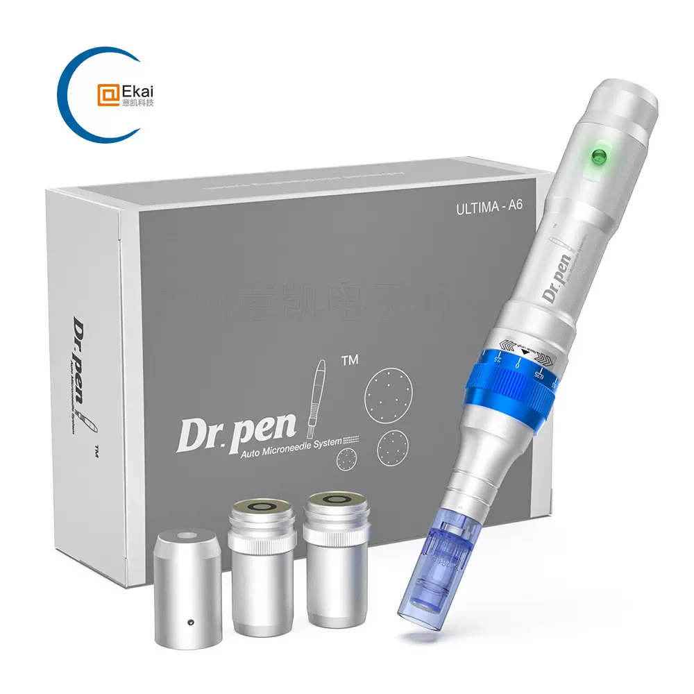 跨境纳米微晶水光针Dr.penA6电动微针面部精华导入仪厂家美容仪