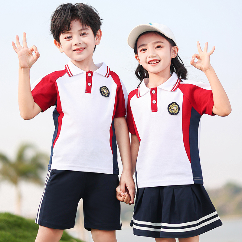 Summer New Student Uniform Set Sports Class Uniform Teacher Uniform Kindergarten Clothes Graduation Photos