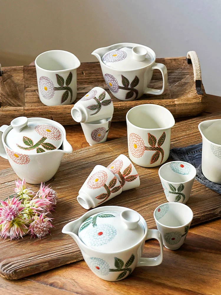 Керамика Сюньшань КУНЗАН/Регион Поцоми/Чайник с рисунком Дали Чайная чашка (2 шт) Комплект для чашек