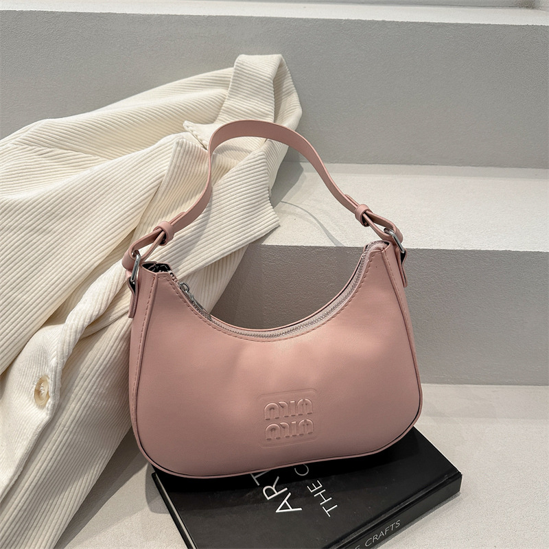 Bolso de mano coreano de moda minimalista primavera y verano 2025 nueva moda bolso de brazo letras bolso de hombro bolso de mano