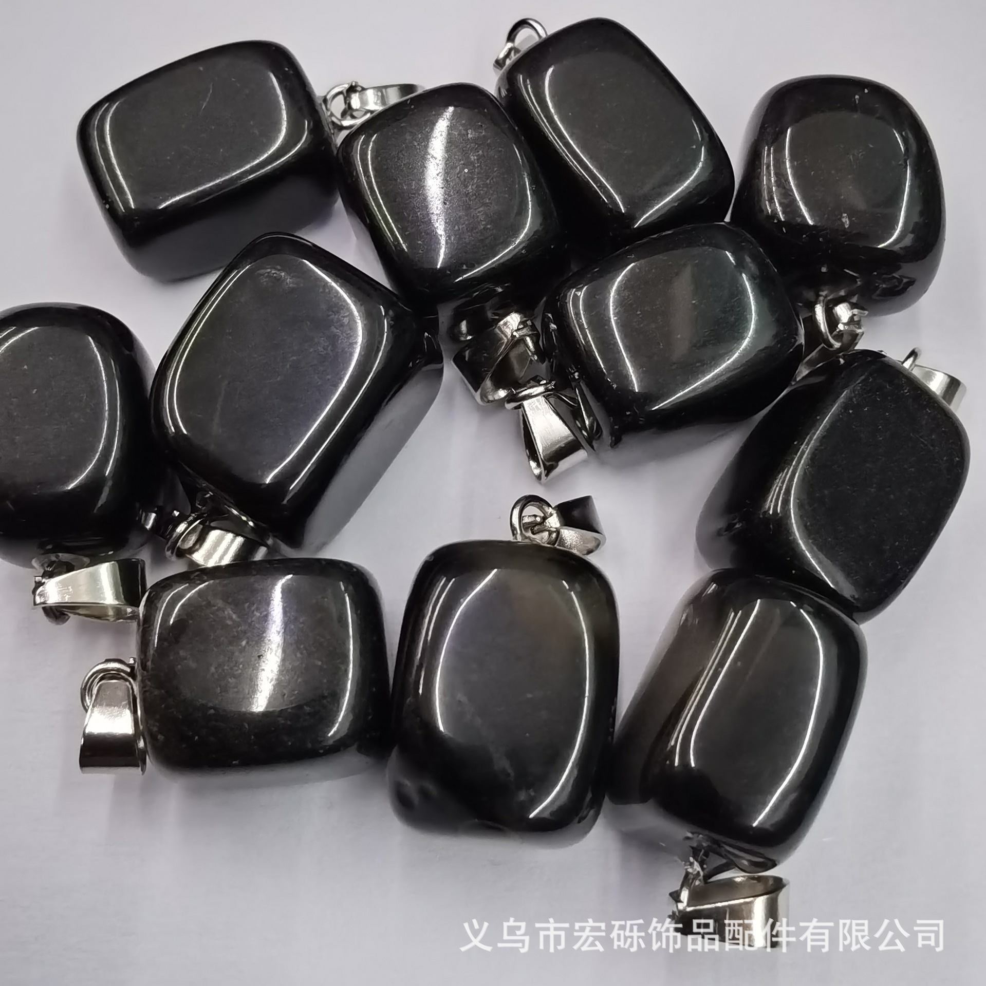 Fábrica directa piedra rodante de cristal de ágata natural irregular irregular colgante amorfo accesorios accesorios accesorios al por mayor