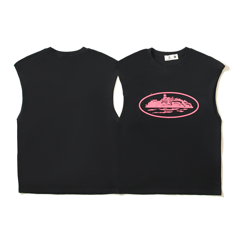 American Trendy Travis Scott Concert Cooperation Peripheral Tour Sleeveless T-shirt Men's Waistcoat Sweat Vest