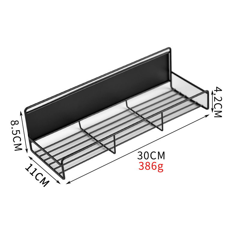 대형 메쉬 자석 랙 [매트 블랙]]