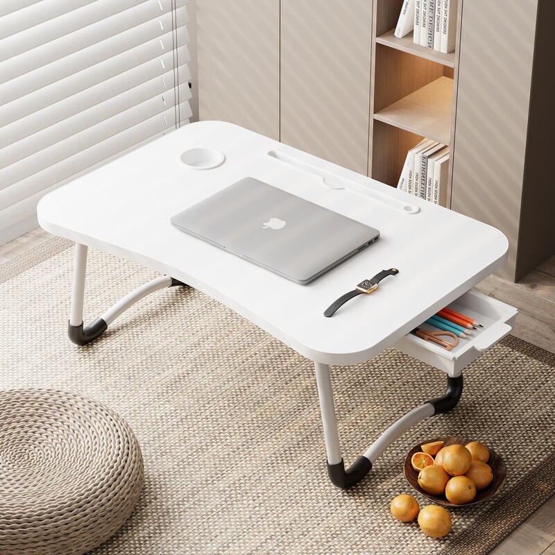 辰一品のコンピュータの机の上の小さいテーブルの怠け者の机の寝室は折り畳みができます。|undefined