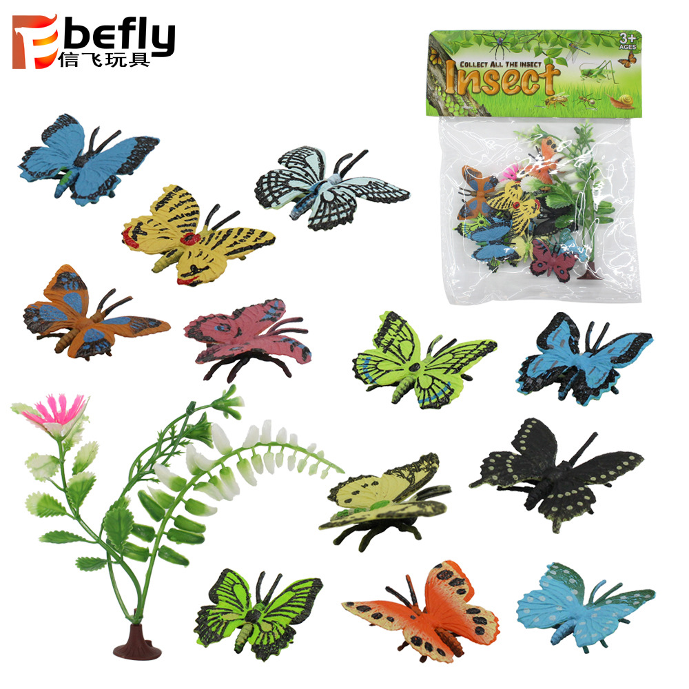 Explosión simulación animal salvaje dinosaurio granja insecto marino modelo traje de los niños educación temprana modelo de juguete animal