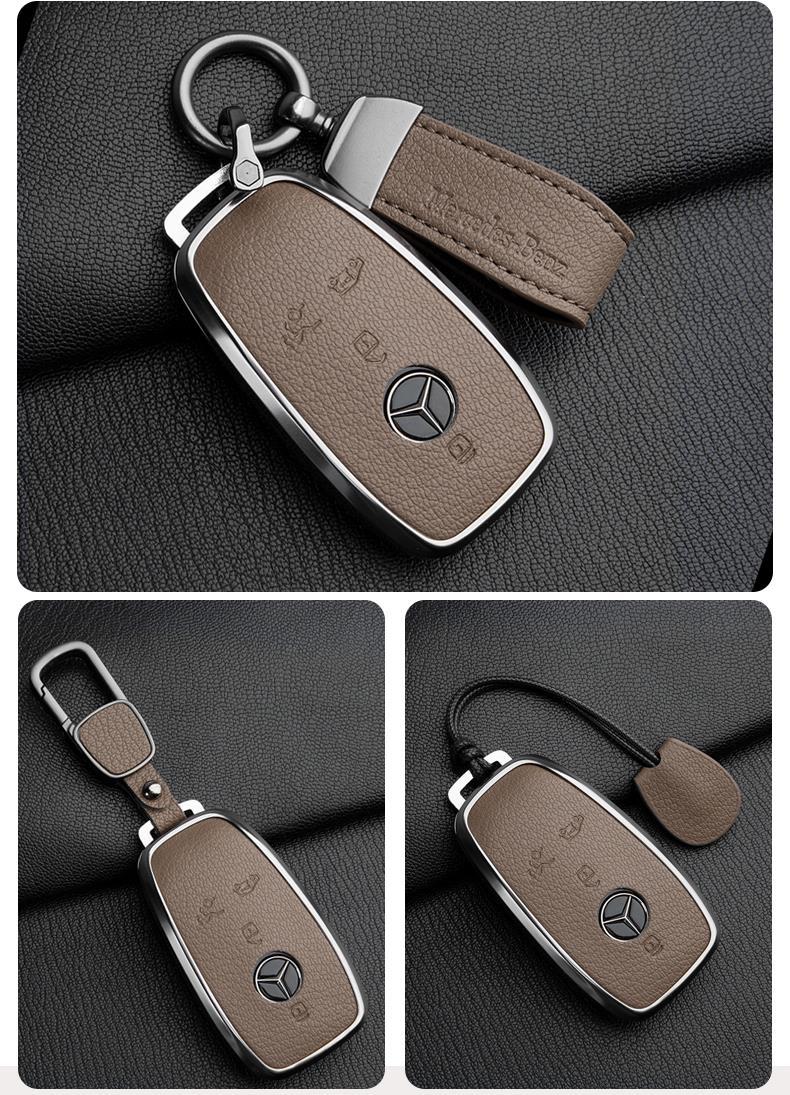 Suitable for the New Mercedes-Benz Vito Key Cover Genuine Leather 24 Models V300L Premium Version Vito V-Class V260 High-End Shell
