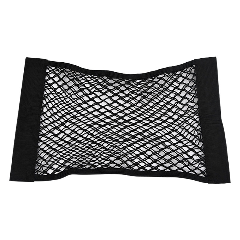 Bolsillo de red de velcro para automóvil Almacenamiento de maletero de automóvil Almacenamiento de artefactos Bolsa de almacenamiento para automóvil