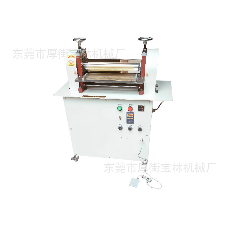 Fully Automatic Embossing Machine 60cm Belt Roller High-Speed Embossing Machine Leather Heating Type Indentation Machine Branding Machine