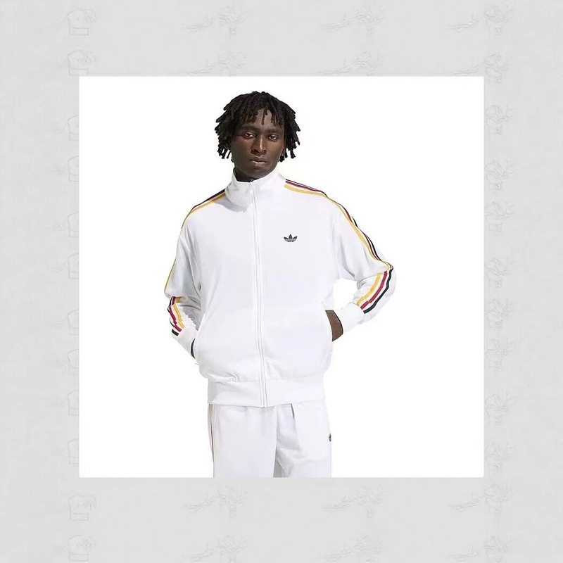 Adidas Originals 2026 Men's Stand Collar Sports Jacket Three Stripes Color Block Casual Zip-Up Top Adidas Originals 2026 Men's Stand Collar Sports Jacket Three Stripes Color Block Casual Zip-Up Top