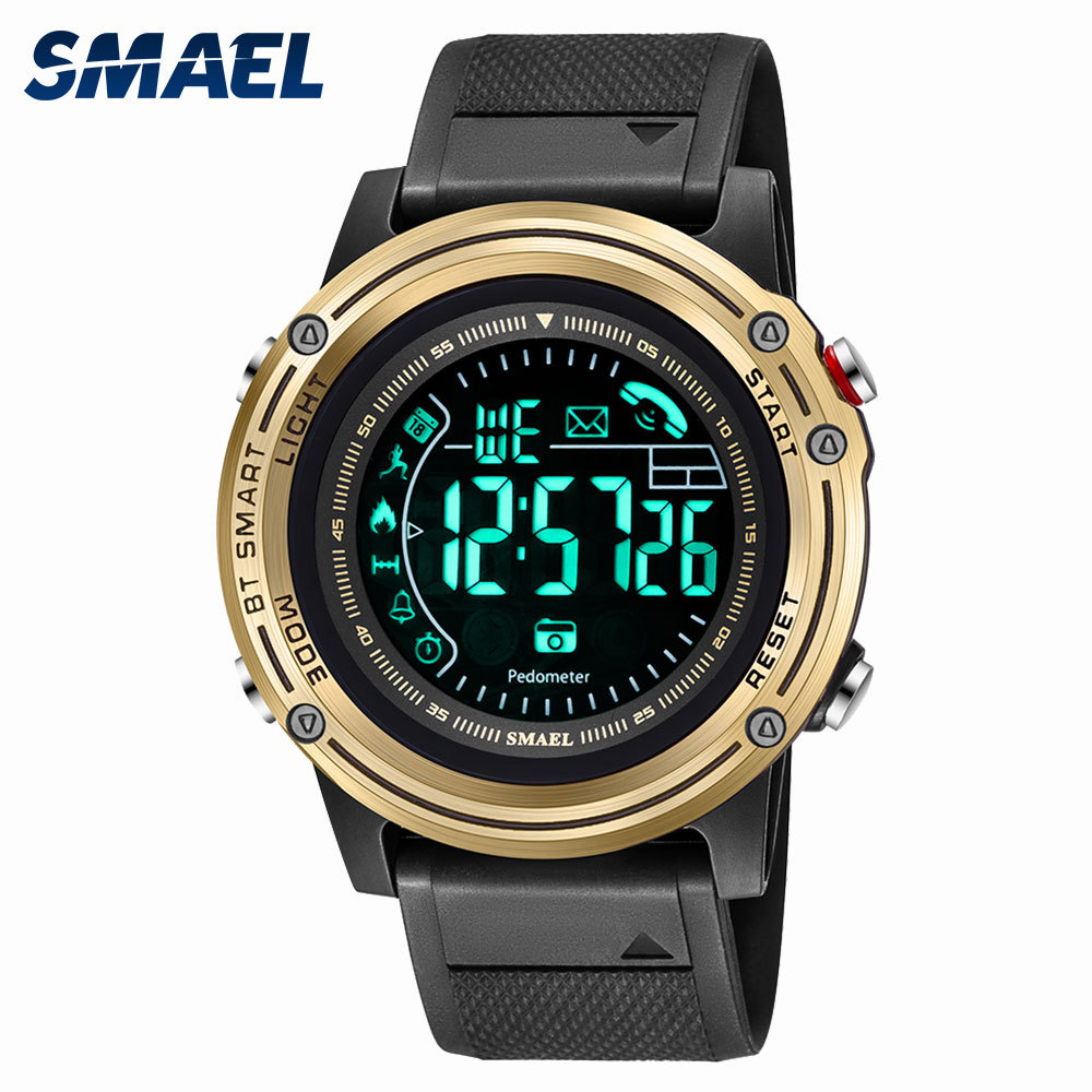Smael smair 8041 Bluetooth reloj inteligente paso contando recordatorio reloj soporte ios android deportes reloj electrónico