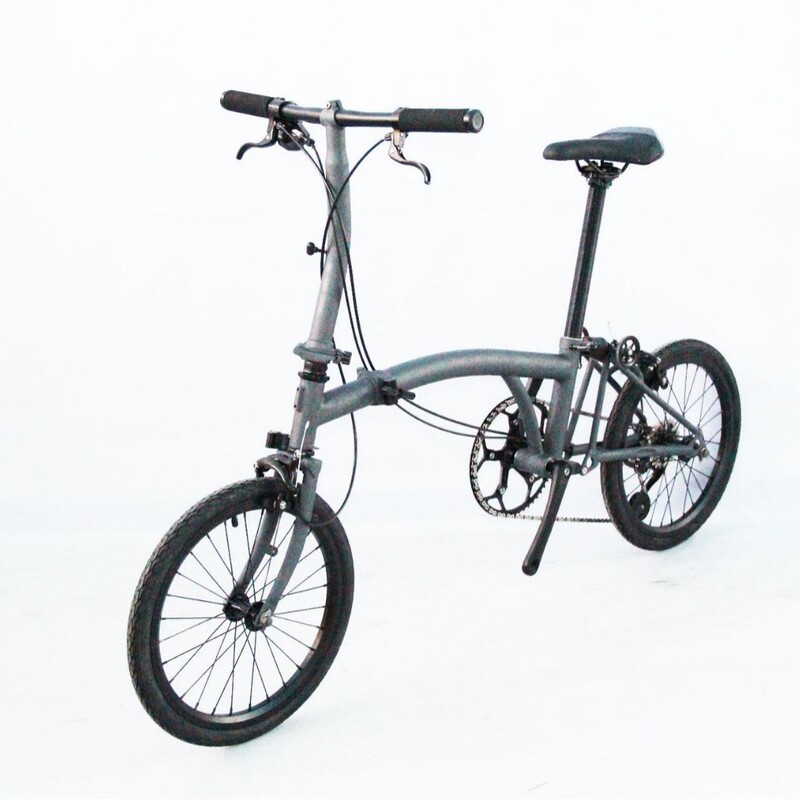Guoxiaobu 70% off Folding Bicycle 16-Inch British-Style Small Bike 9-Speed Overseas Warehouse Dropshipping Small Batch Wholesale