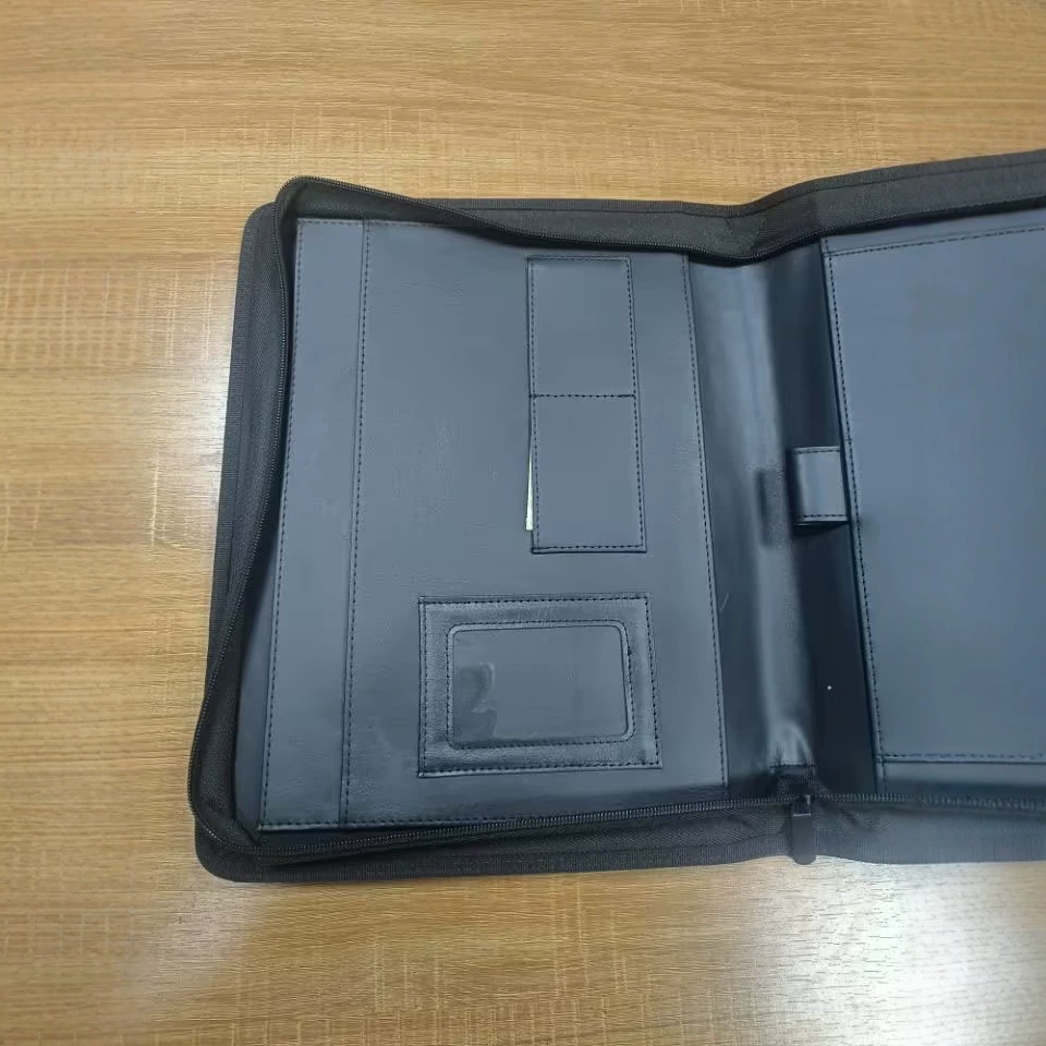 Elite polyurethane folder for traveling for documents, custom-made