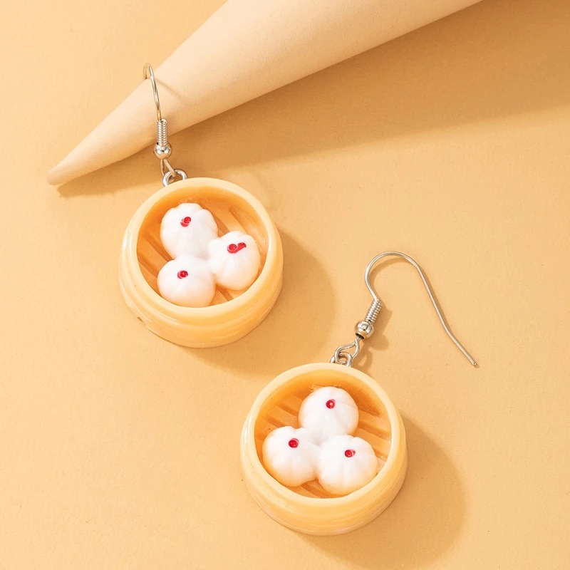 cartoon fruit food cute earrings wholesalepicture23