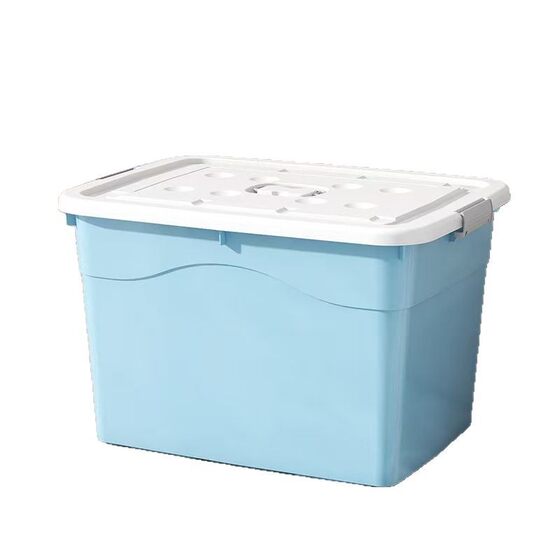 Large Plastic Storage Box Thickened Bedroom Clothes Pants Fitting Box Moving Portable Storage Box Toy Storage Box