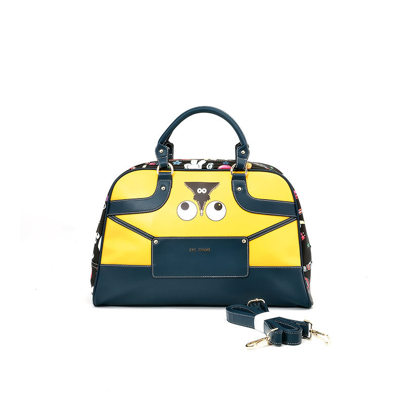 Bolsa de viaje de gran capacidad de acondicionamiento físico de dibujos animados de moda bolsas de viaje personales 2655 #