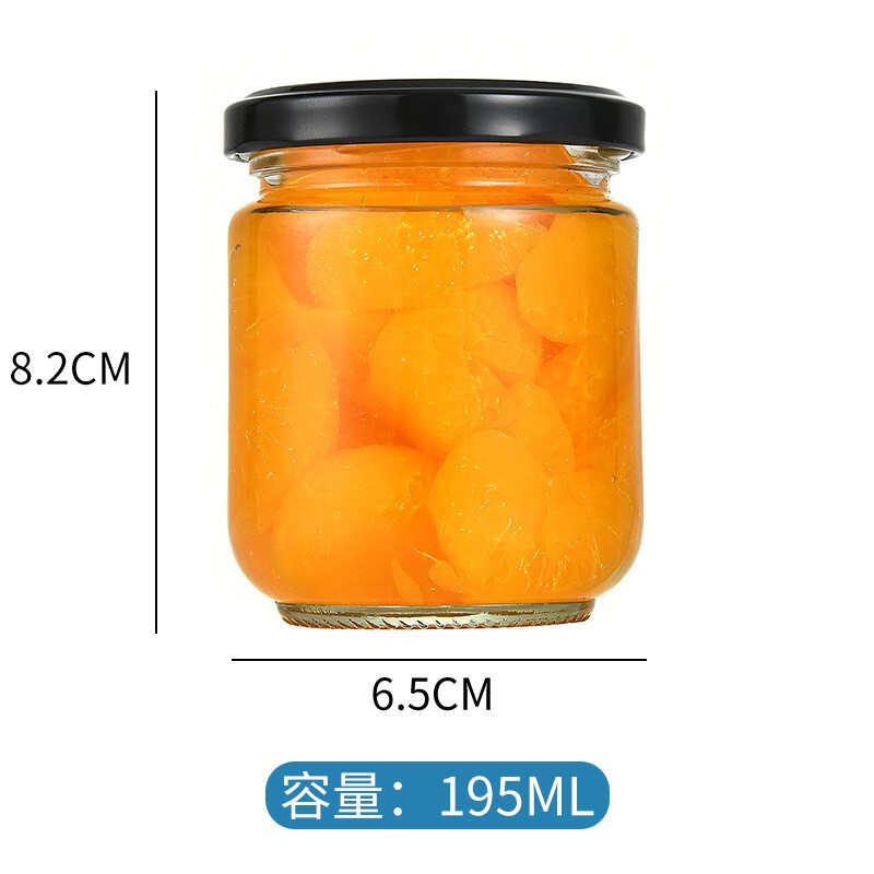 缶詰ボトル密封缶蓋付き透明食品分注缶詰瓶牛肉カプサイソース蜂蜜缶詰キャンディー瓶|undefined