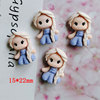 Cartoon resin for princess with accessories, children's cute hair accessory