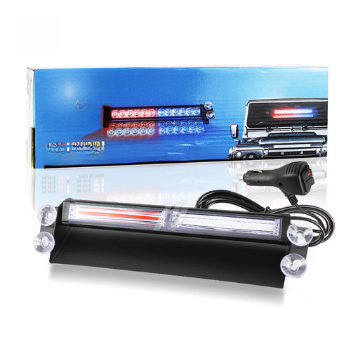 COB Car Adhesive Dome Flashing Lights Front and Rear Windshield Flashing Warning Lights Lane-Opening Shovel Lights Strobe Lights