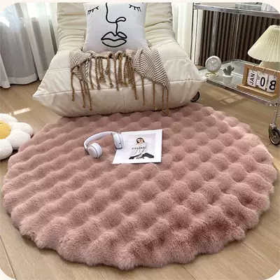 Round Foot Mat, Bedroom Entry Car Carpet