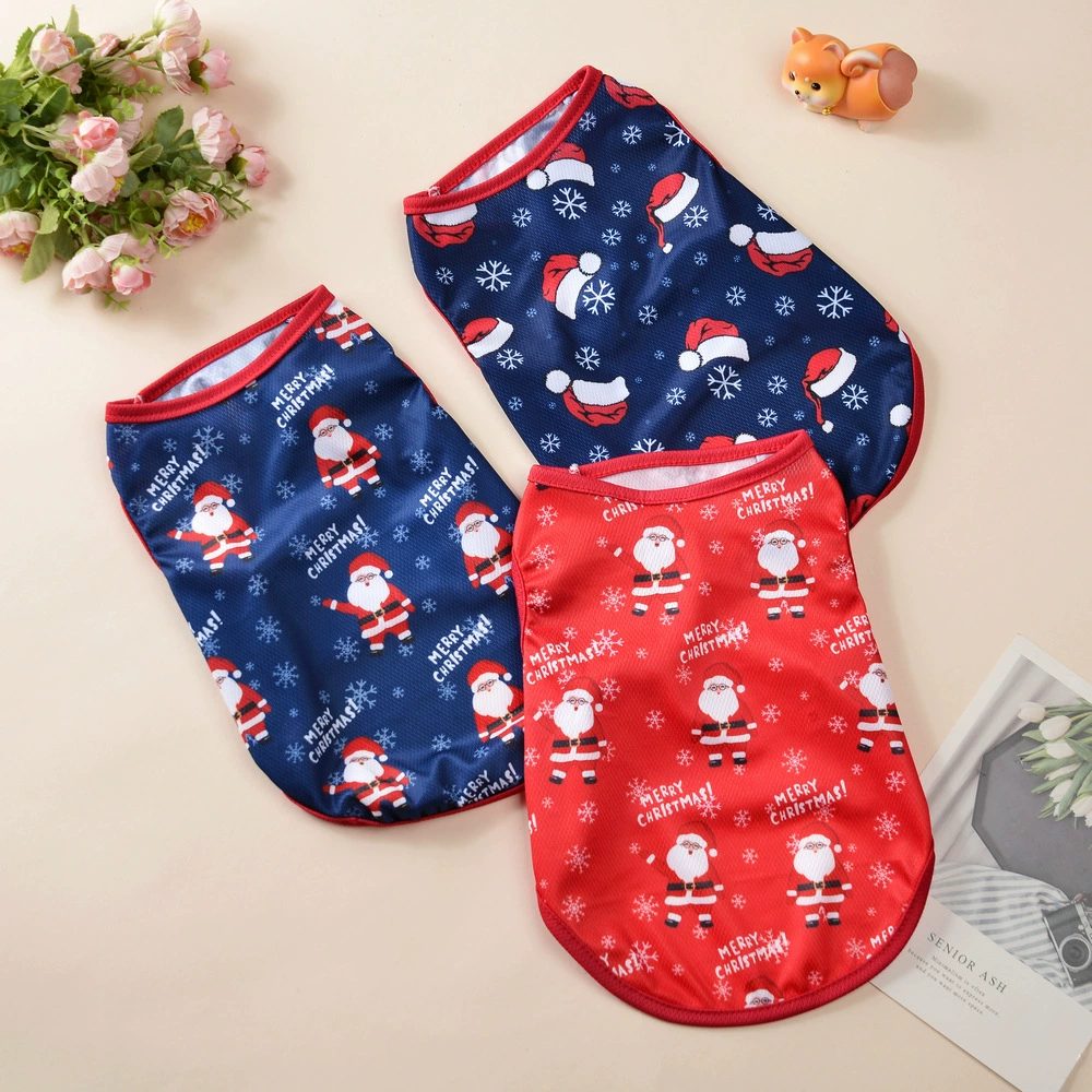 Трансграничные домашние собаки с принтом одежды жилет Рождественский день независимости флаг тонкий дышащий жилет для кошек