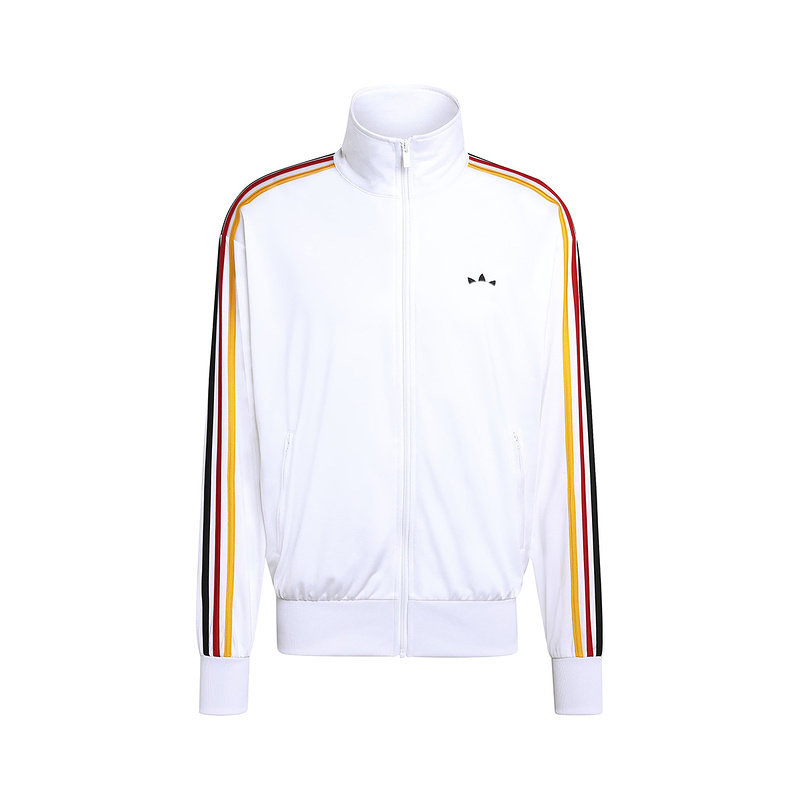 Adidas Trefoil 2026 Men's Stand Collar Sports Jacket Three-Stripe Color Block Casual Coat Zipper Cardigan Top