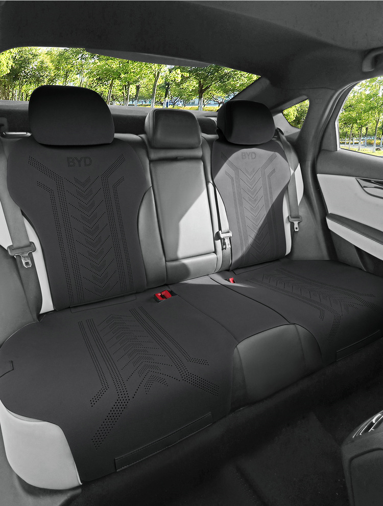 BYD Qin plusdmi car cushion special suede saddle cushion seat cover four seasons small waistline cushion