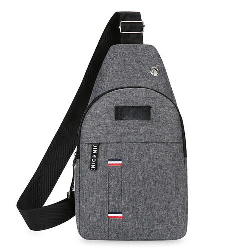 New Men's Chest Bag, Crossbody Bag, Casual Shoulder Bag, Nylon Fabric, Chest Crossbody Bag, Trendy Small Men's Bag