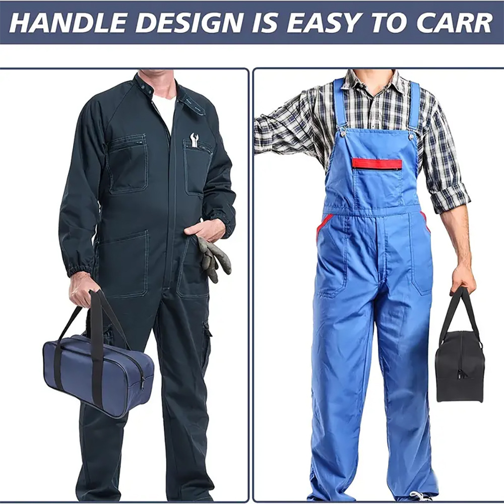 (2개) 국경 간 뜨거운 판매 대용량 핸드 키트 하드웨어 저장 가방 지퍼 내구성 방수 옥스포드 천 툴킷