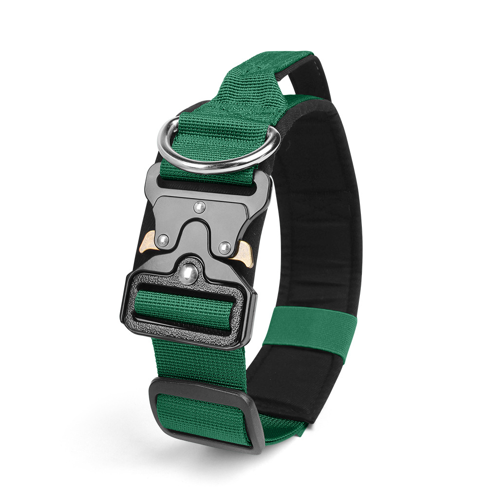 Nuevo collar para mascotas a prueba de explosiones, cuello para perros resistente a la tracción, collar para perros mediano y grande, collar táctico, spot al por mayor