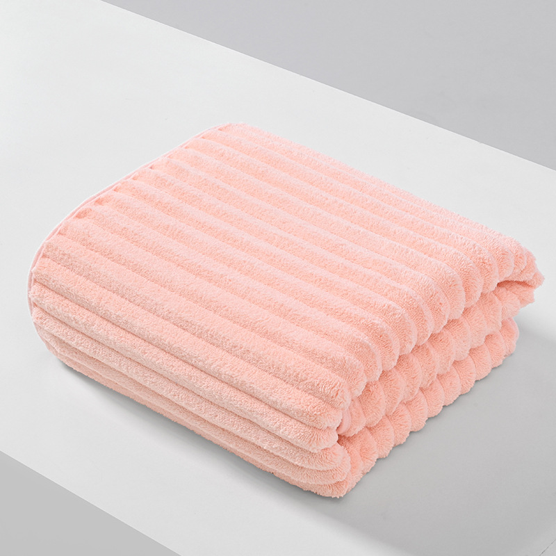 Toallas de coral, algodón analógico, absorción de agua, no es fácil de perder cabello, espesamiento, secado rápido, toallas de baño domésticas, toallas de cabello seco