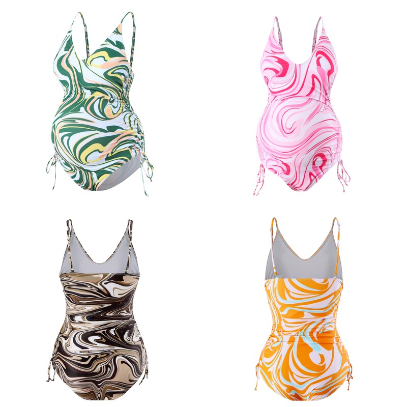 New Xingcheng in stock plus size pregnant women bikini comfortable not tight belly AliExpress European and American one-piece swimsuit New Xingcheng in stock plus size pregnant women bikini comfortable not tight belly AliExpress European and American one-piece swimsuit