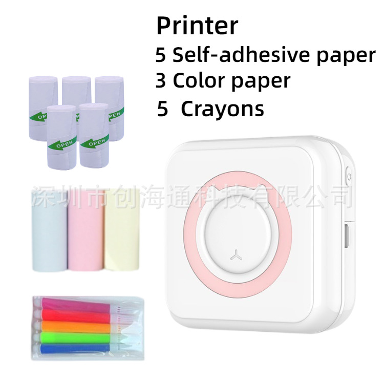 Mini Impresora Térmica Portátil Inalámbrica USB para Estudiantes y Fotos image 12