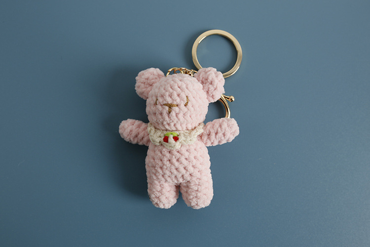 25g Weight Bag Pendant, Keychain Classification 1 Piece Quantity Holiday, Daily Occasion Hand knitting yarn Material Animal Pattern All Seasons Season Cute Style 1 Piece Cute Animal Hand Knitting Yarn Bag Pendant Keychain 4
