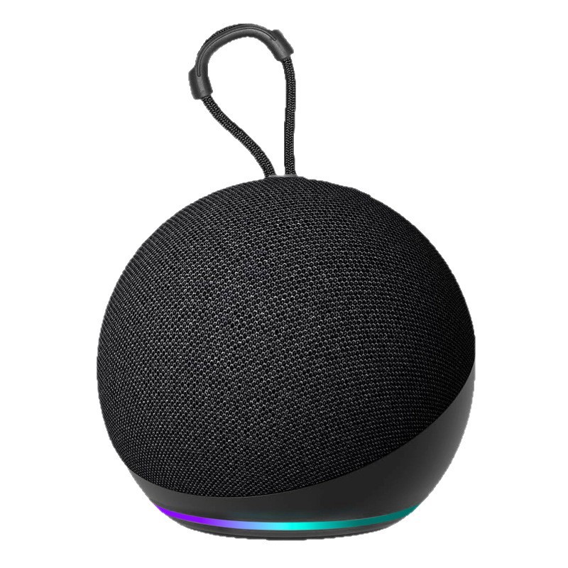 Alaxe transfronterizo audio inalámbrico Bluetooth pesado bajo de alta calidad tela de malla de comercio exterior RGB colorido altavoz de bola pequeña