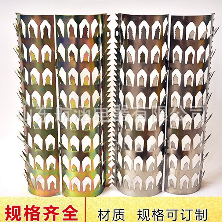 半包燃气管道防爬刺阳台围墙防爬刺刺钉不锈钢管道防爬刺