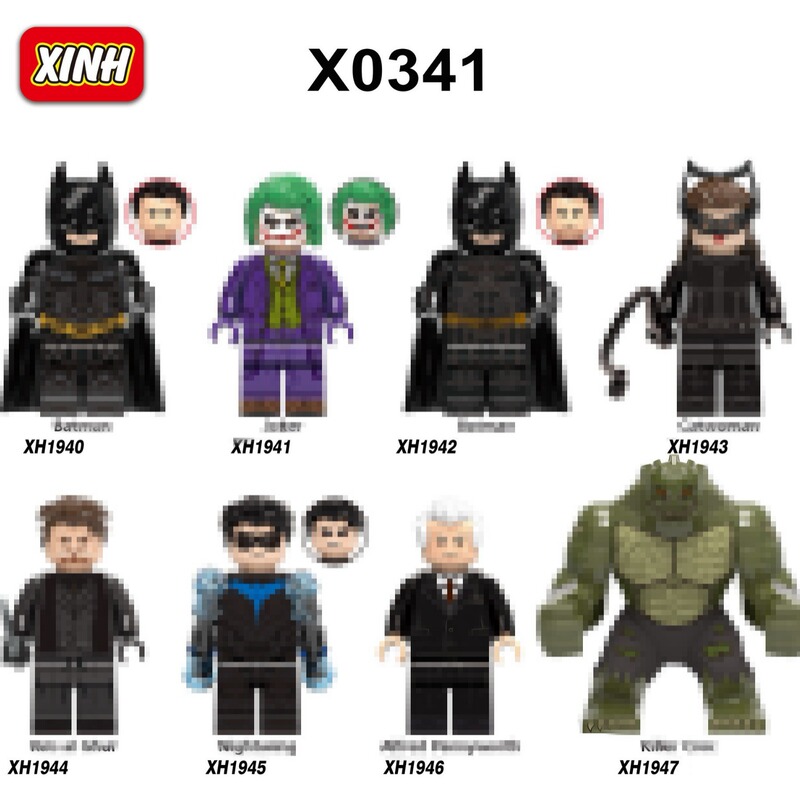 Foreign Trade Special for Xinhong X0341 Super English Series Children's Assembled Building Blocks Toy Bag Wholesale