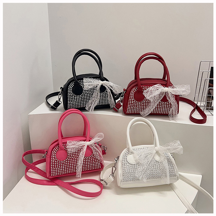 178g Weight Polyester Lining Material Sewing Thread Fashion Element Zipper Closure Type Single Shoulder Strap Strap Type Saddle Bag Bags Type Casual Occasion Pu Leather Material Bow Knot Pattern All Seasons Season Women's Gender Streetwear Style Square Shape Women's Pu Leather Bow Knot Streetwear Sewing Thread Square Zipper Saddle Bag 14