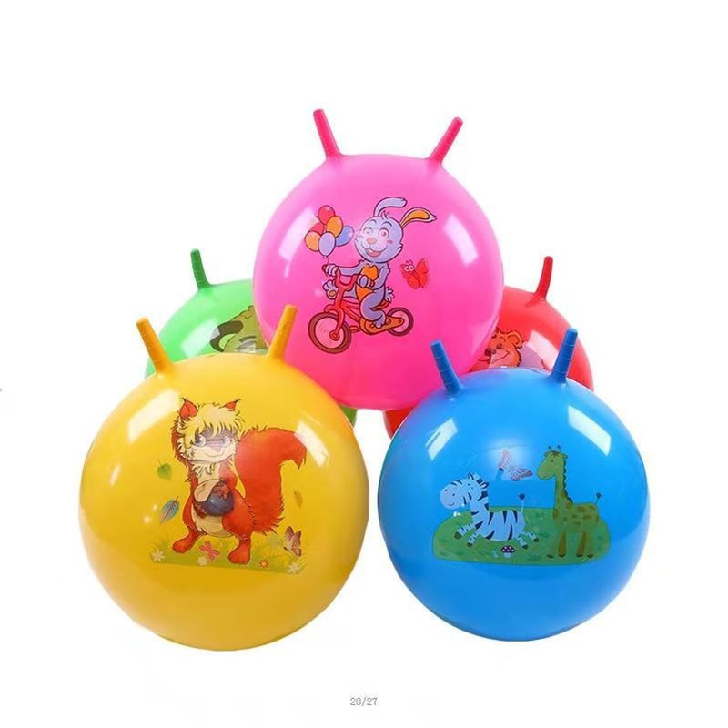 羊角球大号加厚防爆儿童玩具小孩跳跳球幼儿园户外充气感统训练球