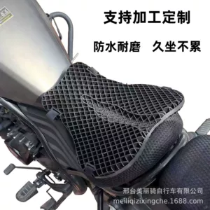 Gel Motosiklet Oturacaq Çexolu, Hörmə Su Keçirməyən, Nəfəs Alan Universal Elektrikli Nəqliyyat Çexolu