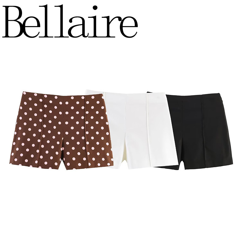 Za Foreign Trade Wholesale European and American Style Women's Fashion Versatile and Elegant High-Waisted Bermuda Shorts 3046473