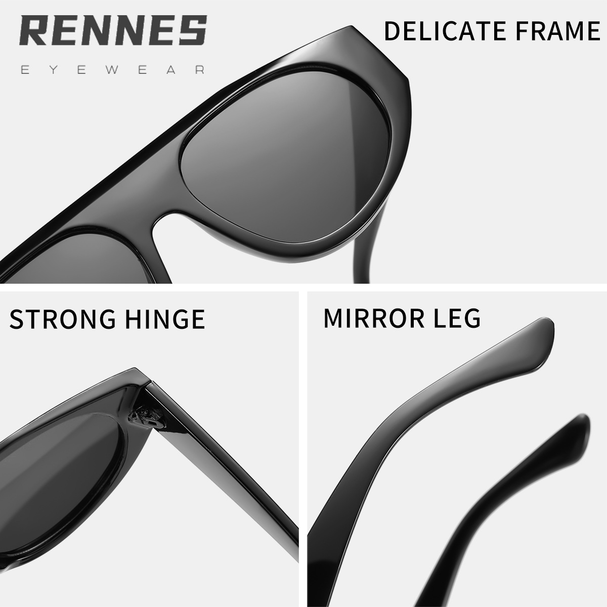 Nuevas gafas de sol al por mayor para pilotos transfronterizos