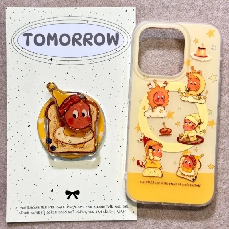 Cartoon Style, Cute Style Magnetic Attraction Cartoon Spraying Cartoon Style Cute Phone Cases Phone Accessories